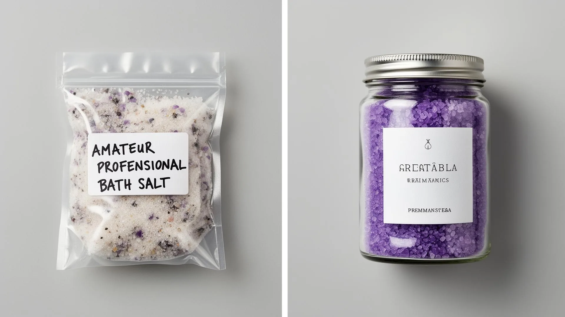 Comparación entre producto amateur y producto profesional